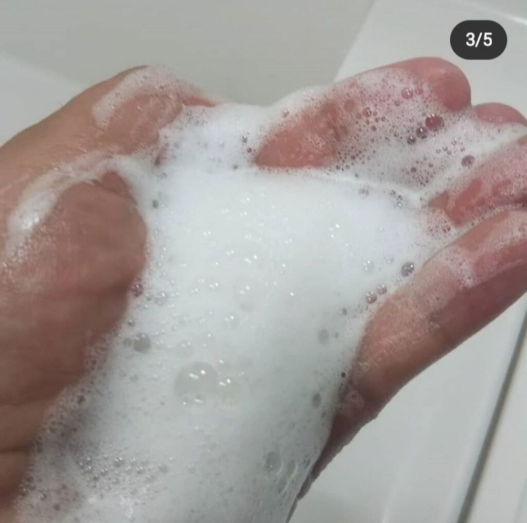 手作り洗顔石鹸 アンティアン クイーン オブ ソープ 「ラベンダーハニー」/アンティアン/洗顔石鹸を使ったクチコミ(3枚目)