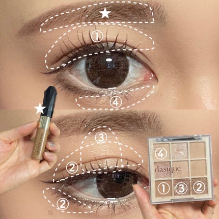 カラーリングアイブロウ/ヘビーローテーション/眉マスカラを使ったクチコミ(3枚目)