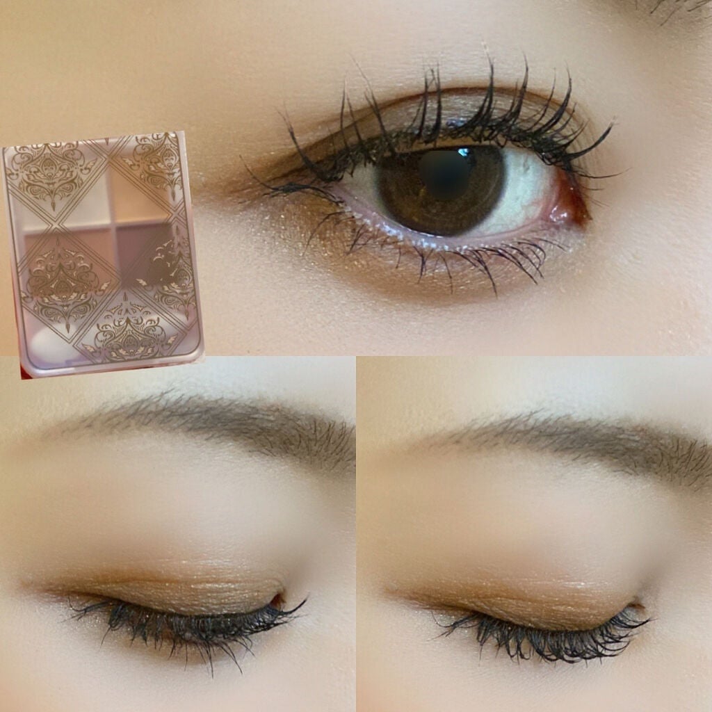 グラデーション アイシャドウ/ちふれ/アイシャドウパレットを使ったクチコミ(3枚目)