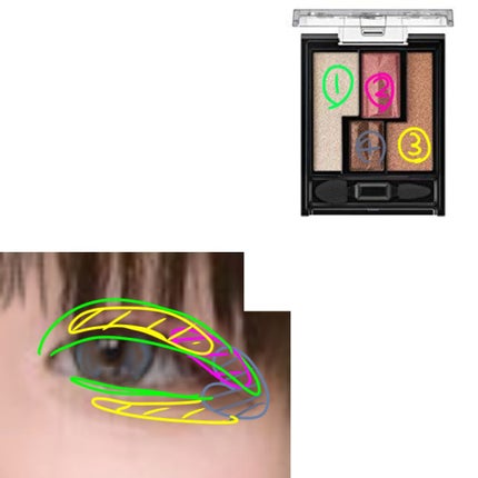 エスポルールカラーアイライナー/エスポルール/リキッドアイライナーを使ったクチコミ(3枚目)