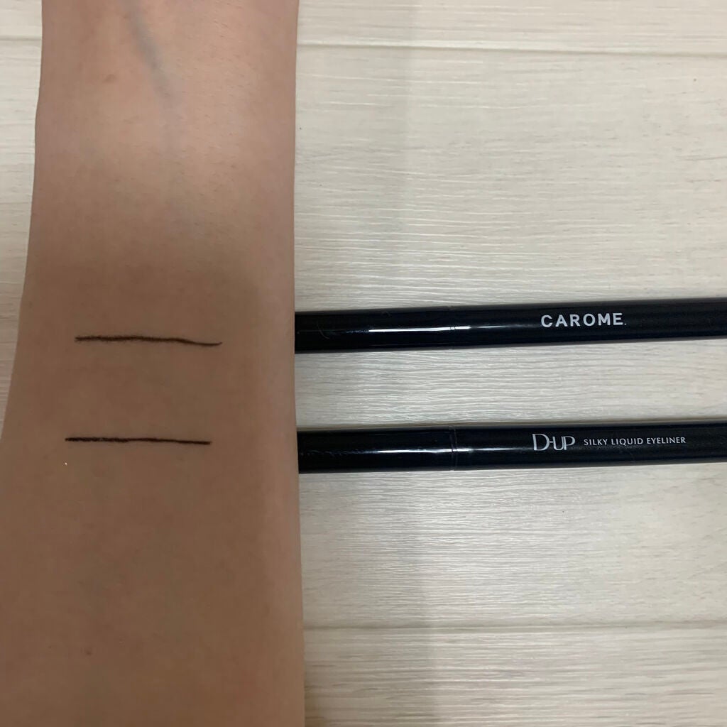 ウォータープルーフ リキッドアイライナー/CAROME./リキッドアイライナーを使ったクチコミ(2枚目)