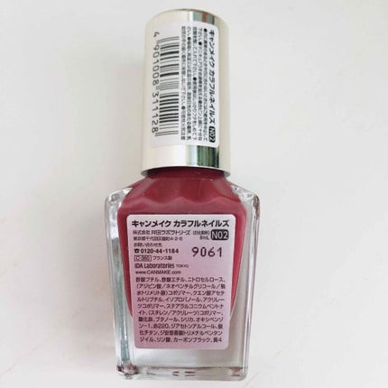 カラフルネイルズ N02 シックボルドー/キャンメイク/マニキュアを使ったクチコミ(2枚目)