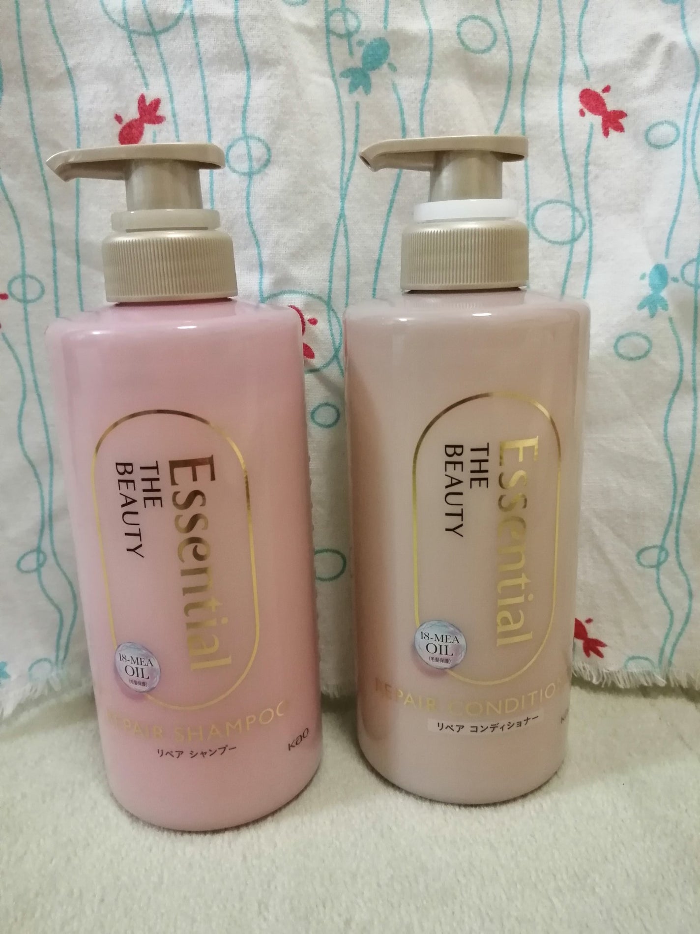 ザビューティ リペアシャンプー・コンディショナー/エッセンシャル/市販シャンプーを使ったクチコミ(2枚目)