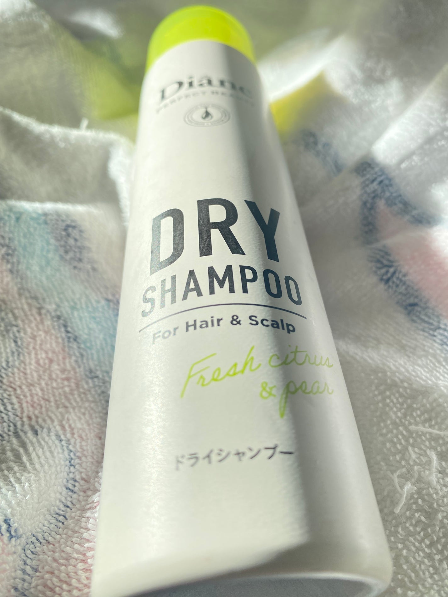 パーフェクトビューティードライシャンプー フレッシュシトラスペアの香り/ダイアン/ドライシャンプーを使ったクチコミ(1枚目)
