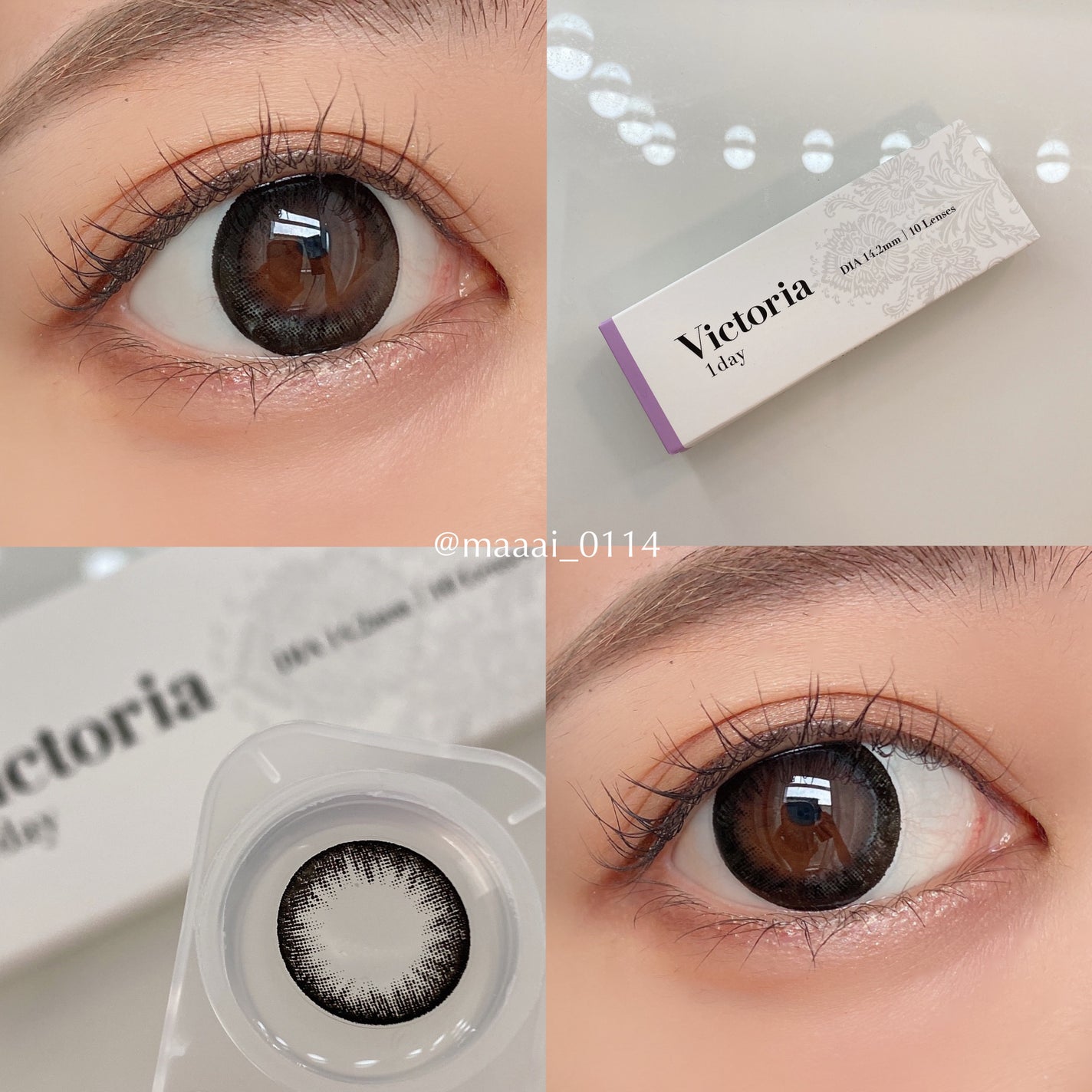 Victoria(ヴィクトリア)1day/Victoria/ワンデー(1DAY)カラコンを使ったクチコミ(5枚目)