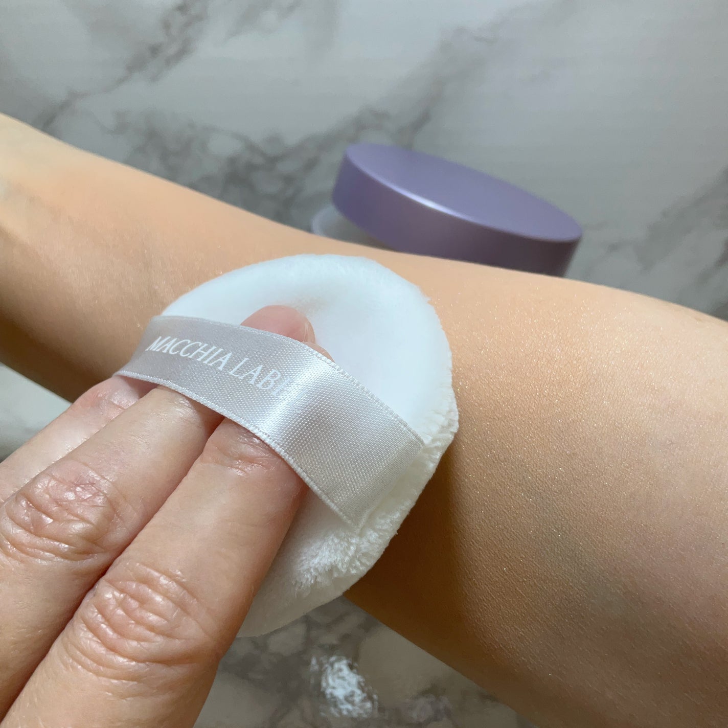 ダイヤモンドビジュパウダー/Macchia Label/ルースパウダーを使ったクチコミ(6枚目)