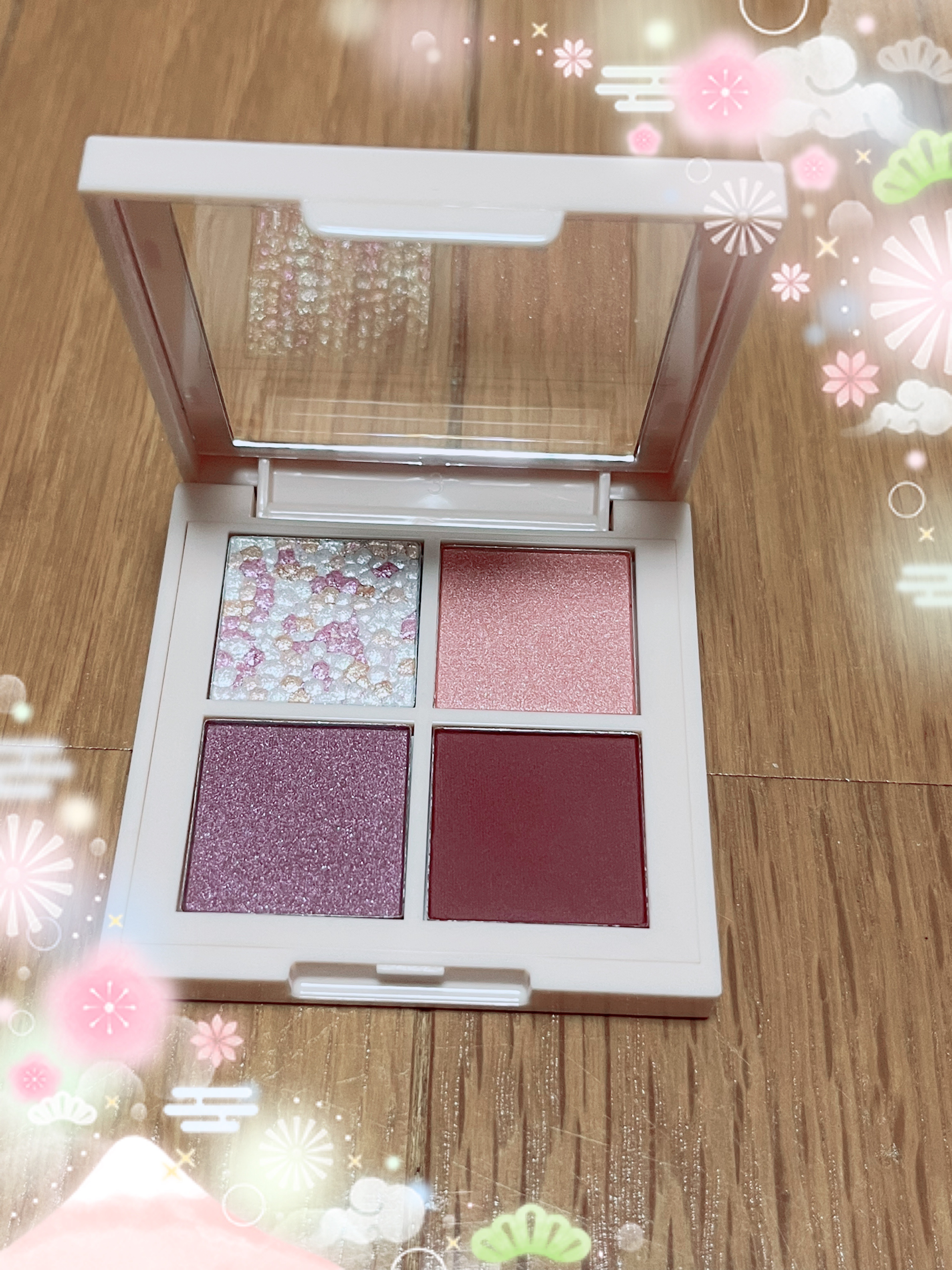 レブロン ダズル アイシャドウ クアッド/REVLON/アイシャドウパレットを使ったクチコミ（2枚目）