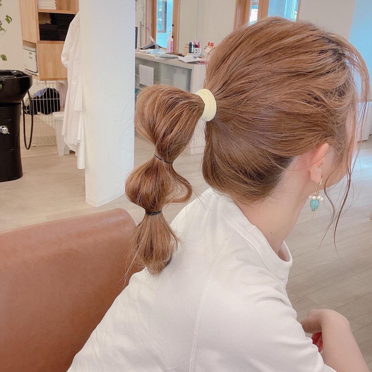 ふみ on LIPS 「#たまねぎへあー#毎日ヘアアレンジ#イヤーココ#trackオイ..」(2枚目)