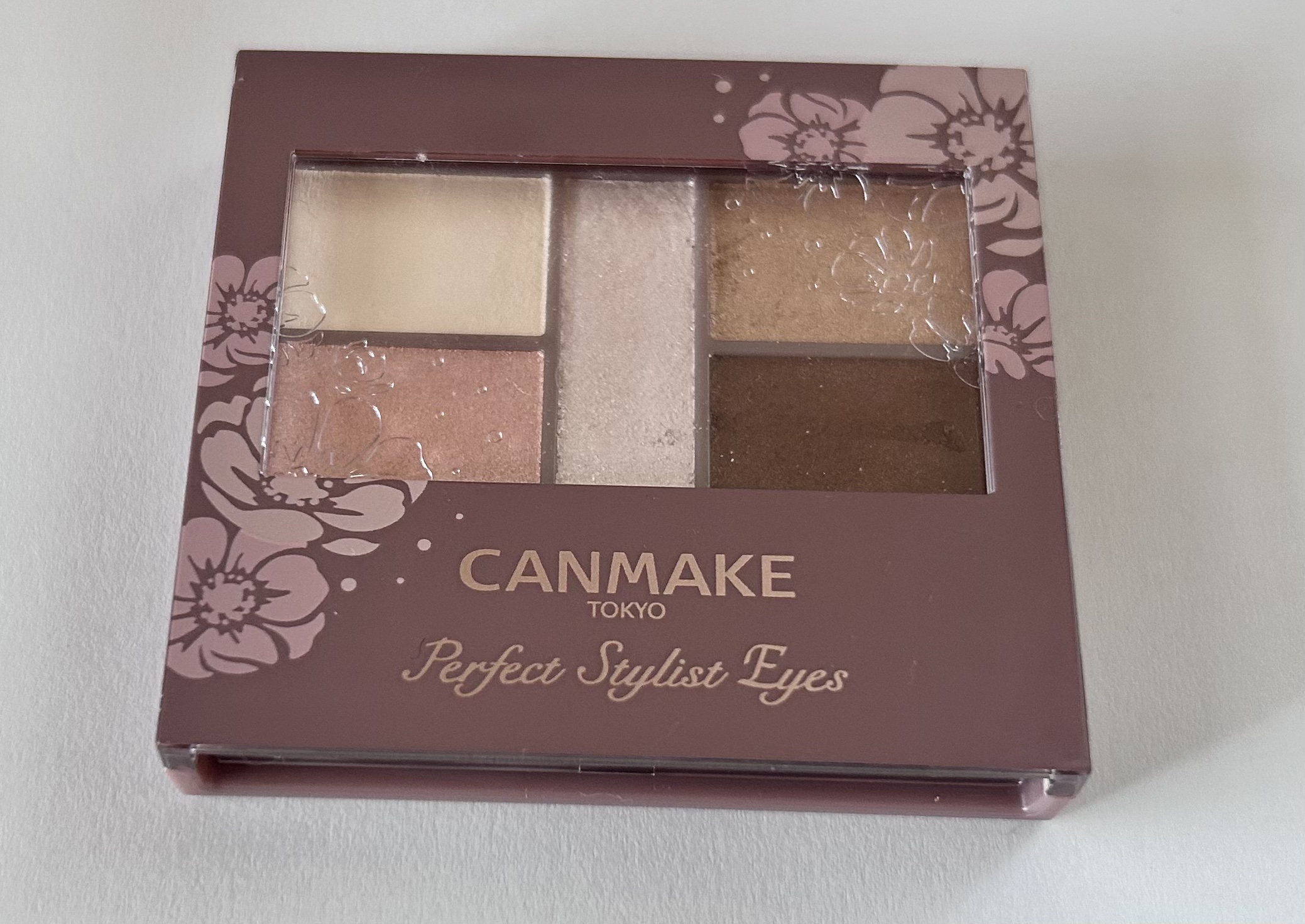 パーフェクトスタイリストアイズ 05 ピンキーショコラ/キャンメイク/アイシャドウパレットを使ったクチコミ（1枚目）