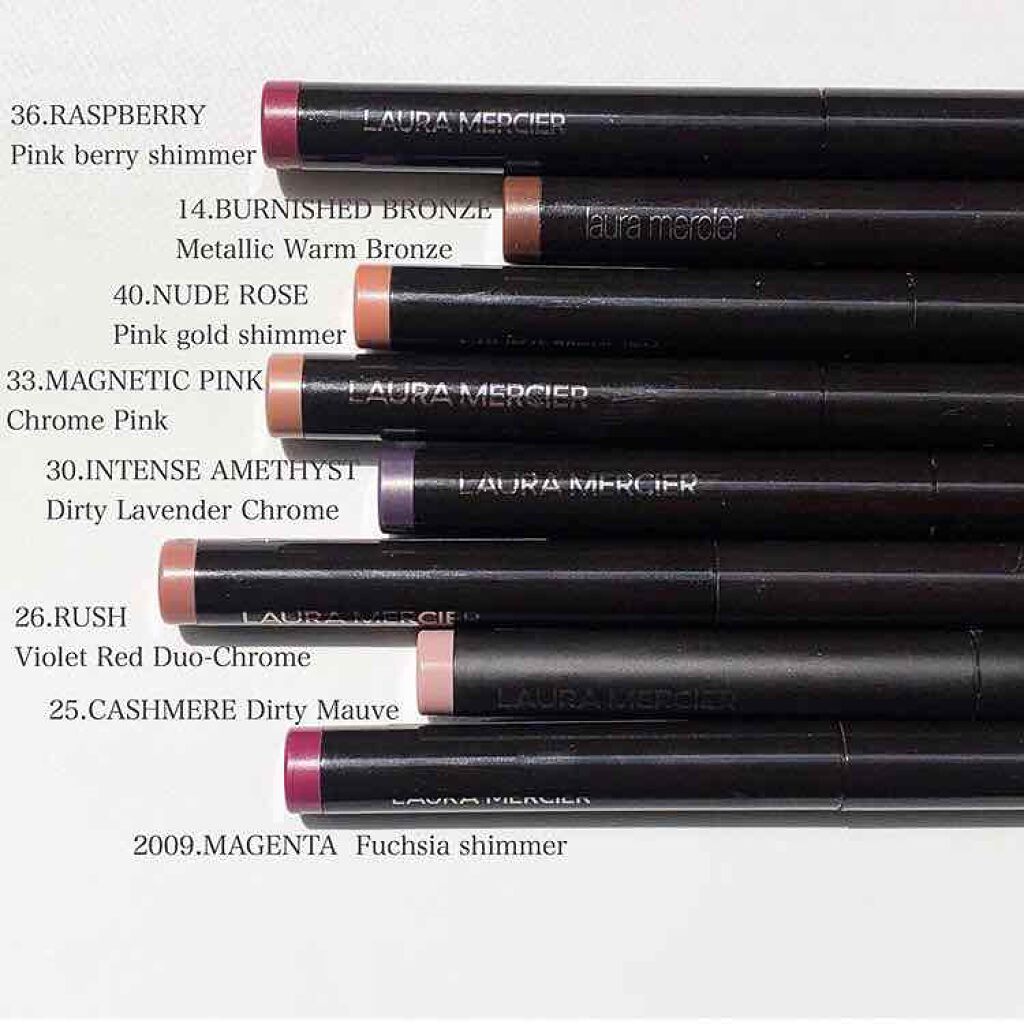 キャビアスティック アイカラー 36 RASPBERRY/ローラ メルシエ/スティックアイシャドウを使ったクチコミ（2枚目）