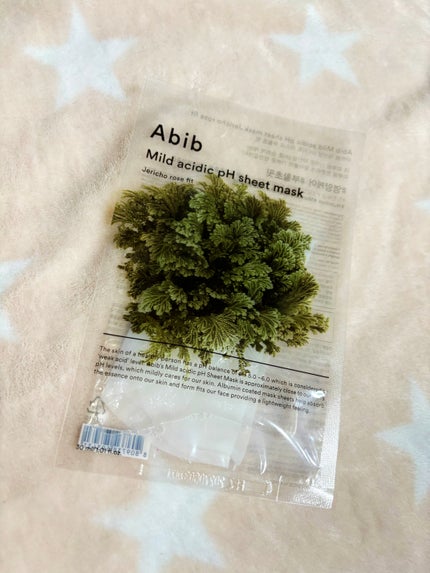 弱酸性PHシートマスク 復活草フィット/Abib /シートマスク・パックを使ったクチコミ(1枚目)