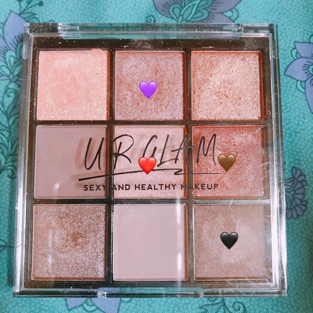 UR GLAM　BLOOMING EYE COLOR PALETTE/U R GLAM/アイシャドウパレットを使ったクチコミ（2枚目）