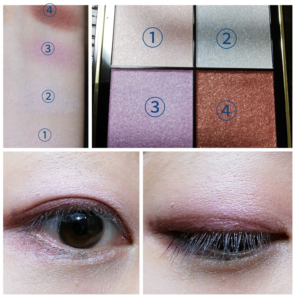 リアルクローズシャドウ/excel/アイシャドウパレットを使ったクチコミ(2枚目)