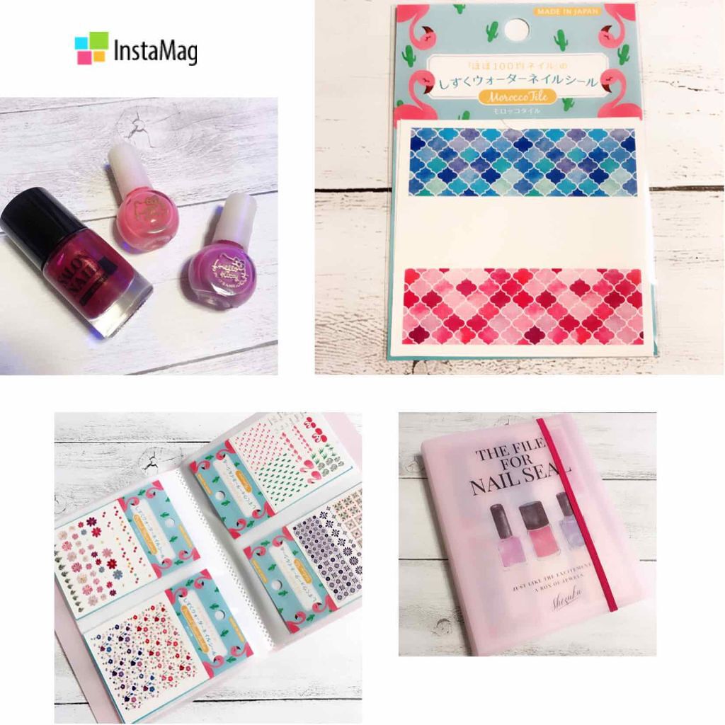 しずくネイルシール/キャンドゥ/ネイルシールを使ったクチコミ（2枚目）