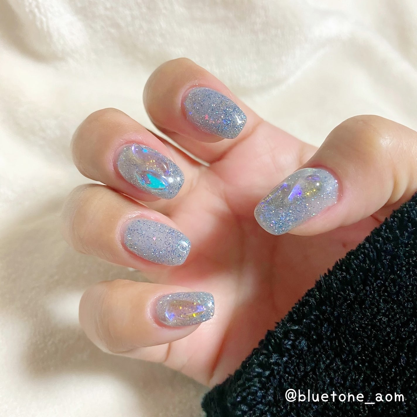 ⋆͛🦖⋆͛aomi on LIPS 「オリジナルフラッシュ前にマイネイルにやってたブルーのフラッシュ..」(7枚目)