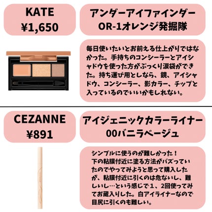 ケイト ポッピングシルエットシャドウ/KATE/アイシャドウパレットを使ったクチコミ(3枚目)