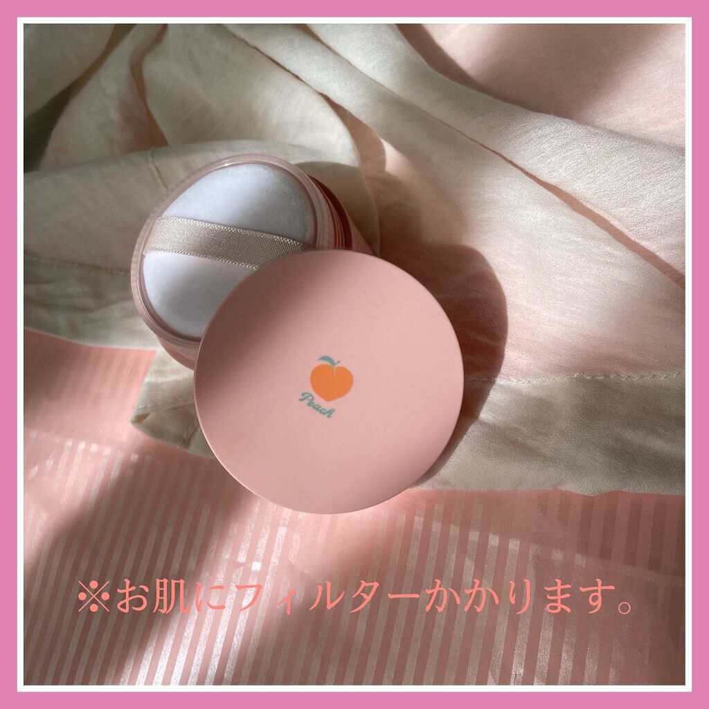 ピーチコットン マルチフィニッシュパウダー/SKINFOOD/ルースパウダーを使ったクチコミ（1枚目）