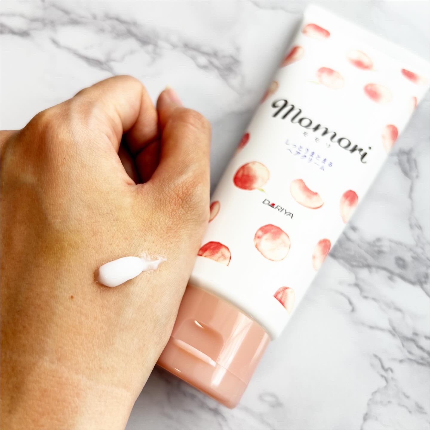 しっとりまとまるヘアクリーム /モモリ/ヘアミルクを使ったクチコミ（2枚目）