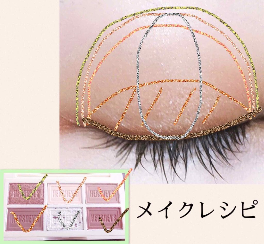 ハーシー プレイカラーアイズミニ/ETUDE/アイシャドウパレットを使ったクチコミ(4枚目)