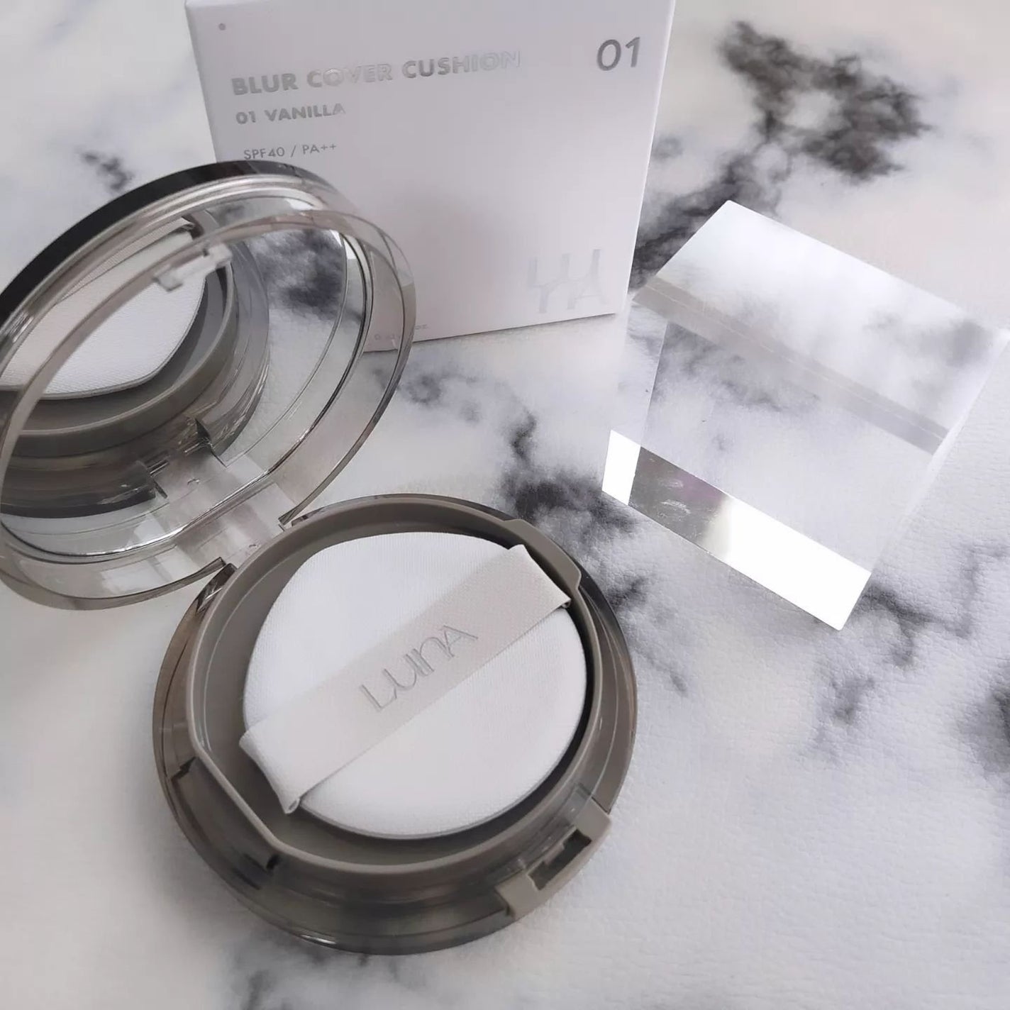 ブラーカバークッション/LUNA/クッションファンデーションを使ったクチコミ(3枚目)