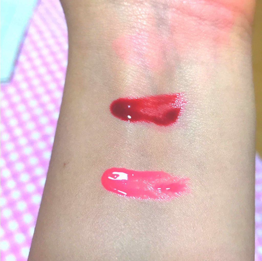 ディアダーリン ウォータージェルティント (アイスティント)/ETUDE/口紅を使ったクチコミ(2枚目)