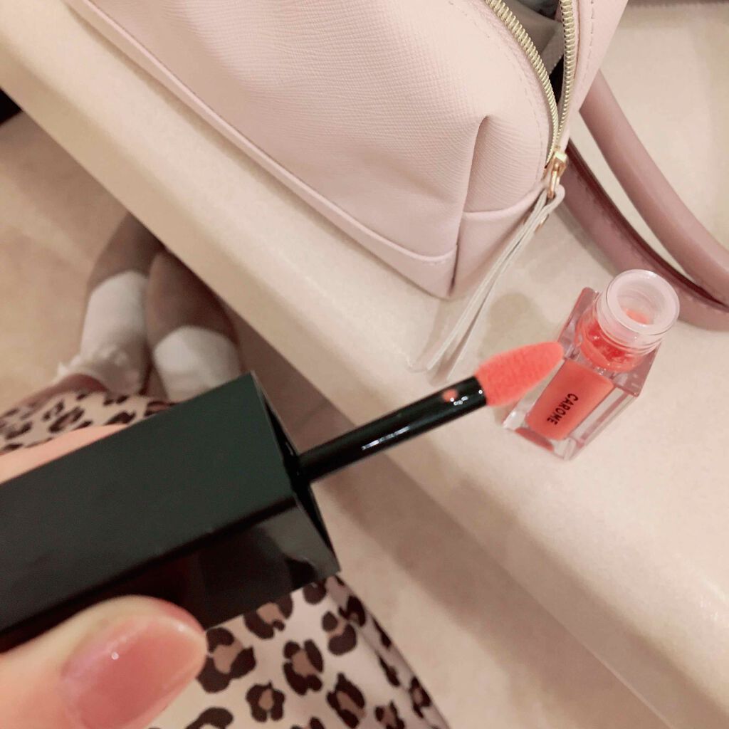 ブルーミングリップグロウ/CAROME./口紅を使ったクチコミ（2枚目）