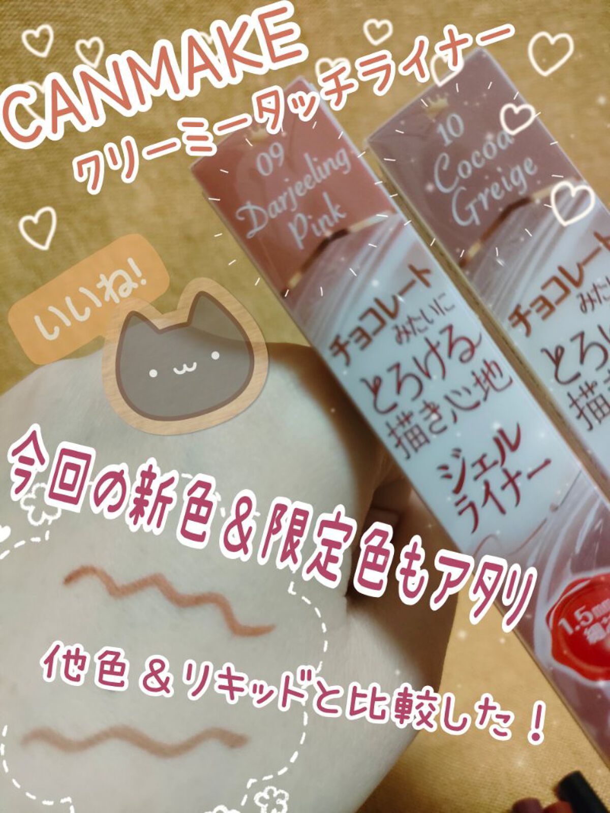 ラスティングリキッドライナー/キャンメイク/リキッドアイライナーを使ったクチコミ（1枚目）