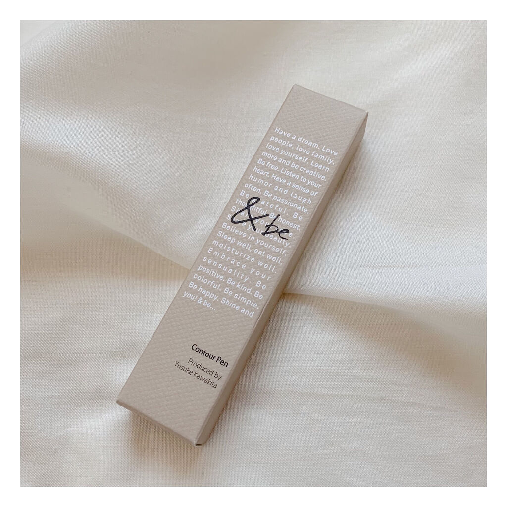 &be コントゥアペン/＆be/シェーディングを使ったクチコミ（2枚目）