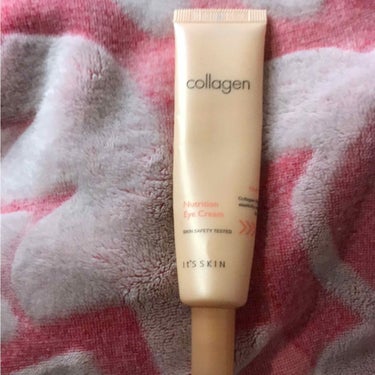 I ‘ts skin Nutrition Eye Cream  collagen 😊
こちら、大好きな韓国コスメI’ts skinのアイクリーム👀エチュードハウスに似たようなコラーゲンのシリーズがあるの