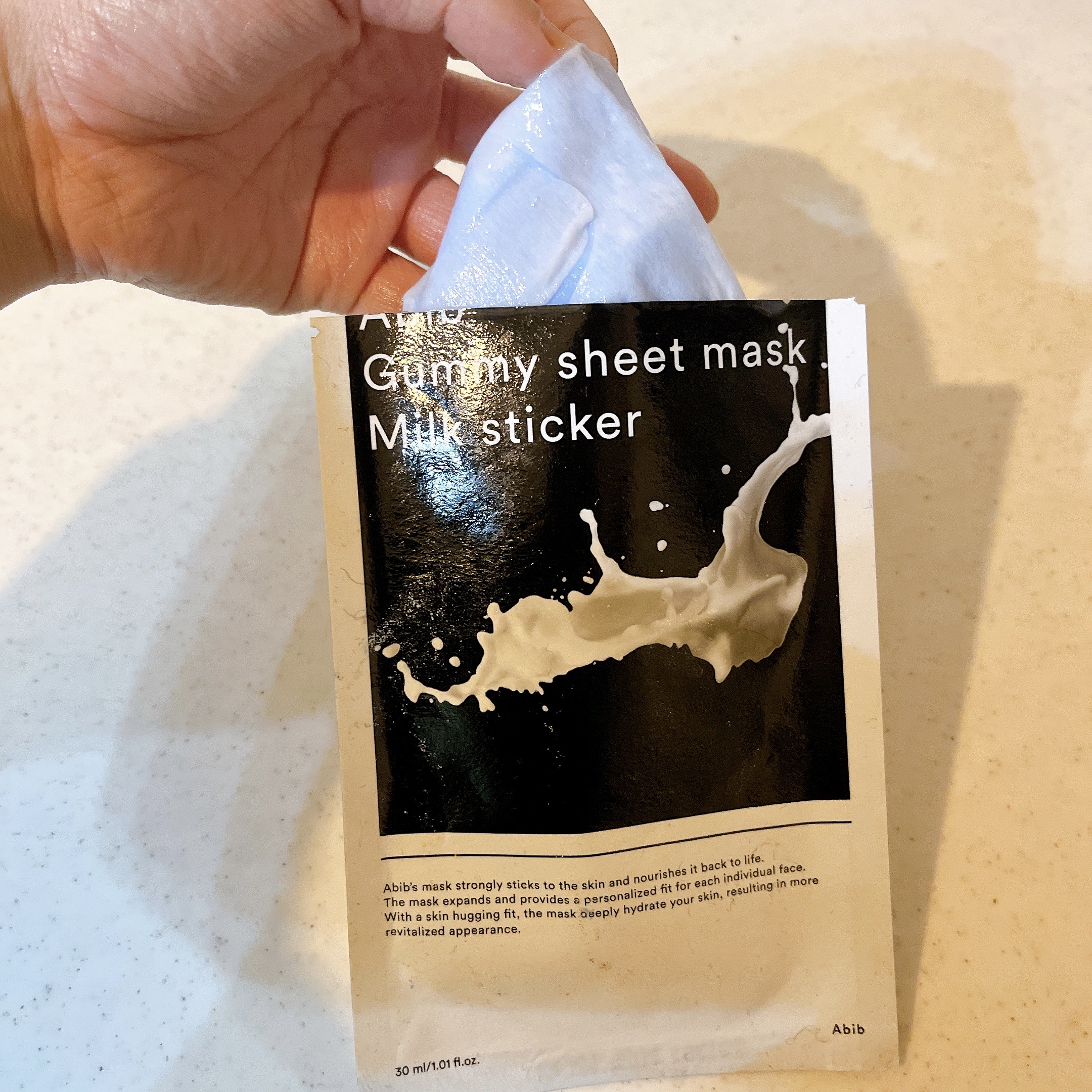 ガムシートマスク コラーゲン※10ミルク※11ステッカー/Abib /シートマスク・パックを使ったクチコミ（2枚目）