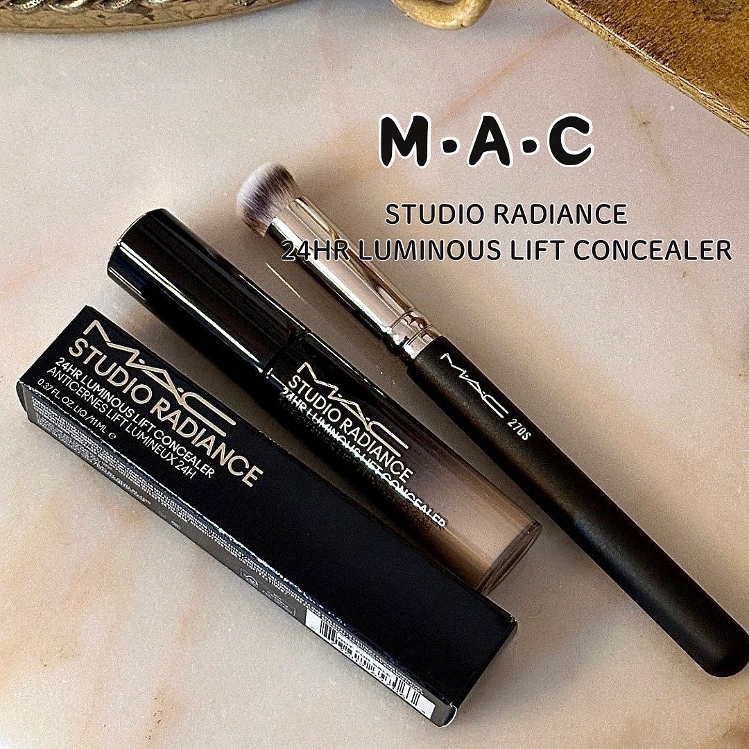 #270S ミニ ラウンド スラント ブラシ/M・A・C/メイクブラシを使ったクチコミ(1枚目)