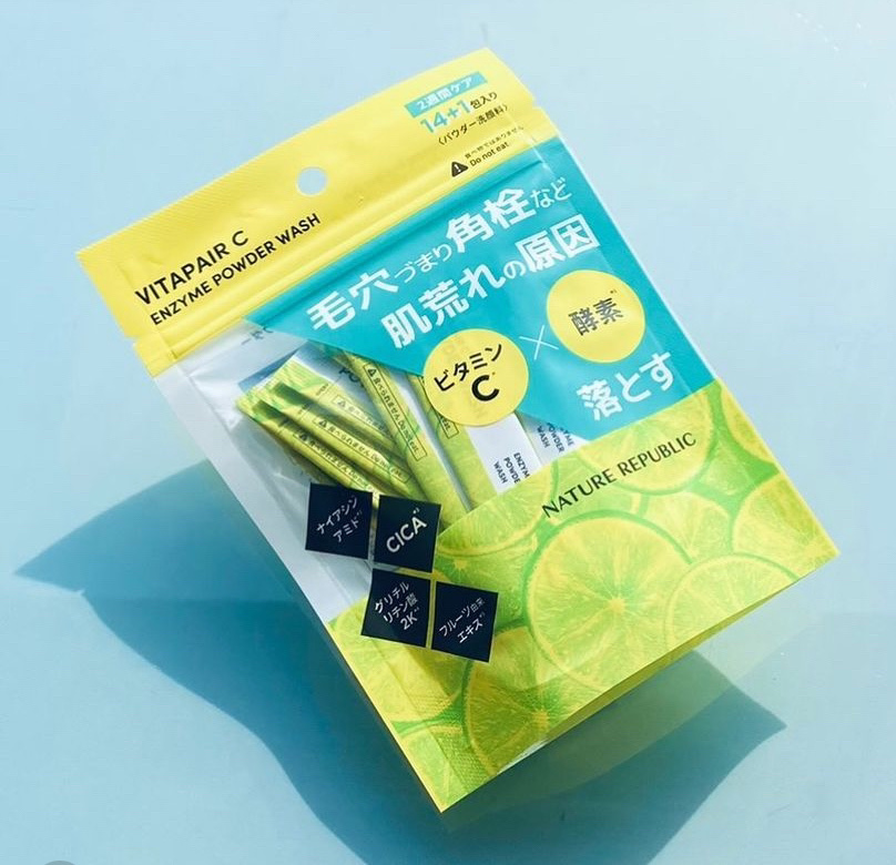 ビタペアC酵素洗顔パウダー/ネイチャーリパブリック/洗顔パウダーを使ったクチコミ（1枚目）