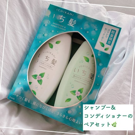 いち髪 シャンプー&コンディショナー(涼やかな和ハッカの香り)/いち髪/市販シャンプーを使ったクチコミ(2枚目)