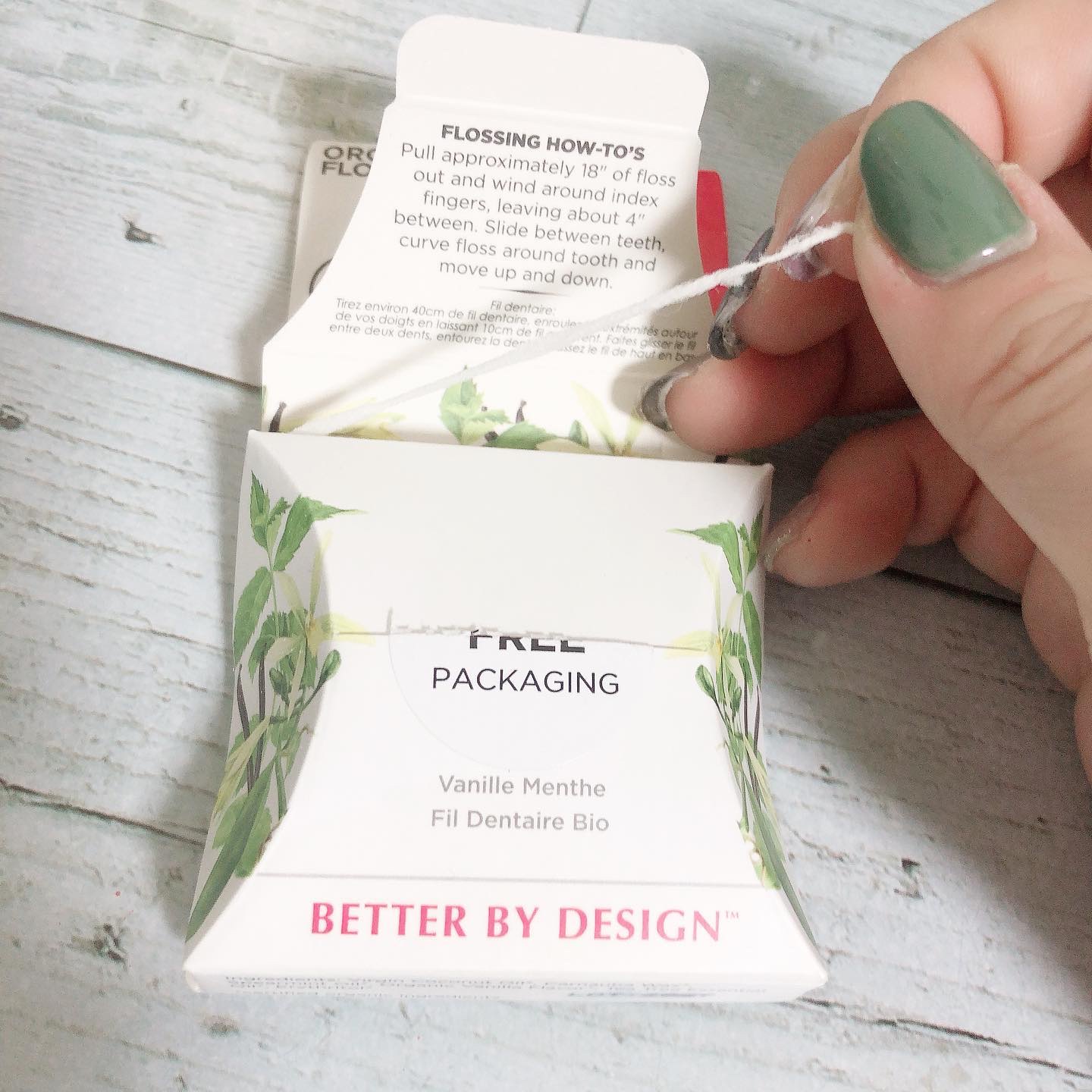 デンタルフロス　バニラ/RADIUS/その他オーラルケアを使ったクチコミ（2枚目）