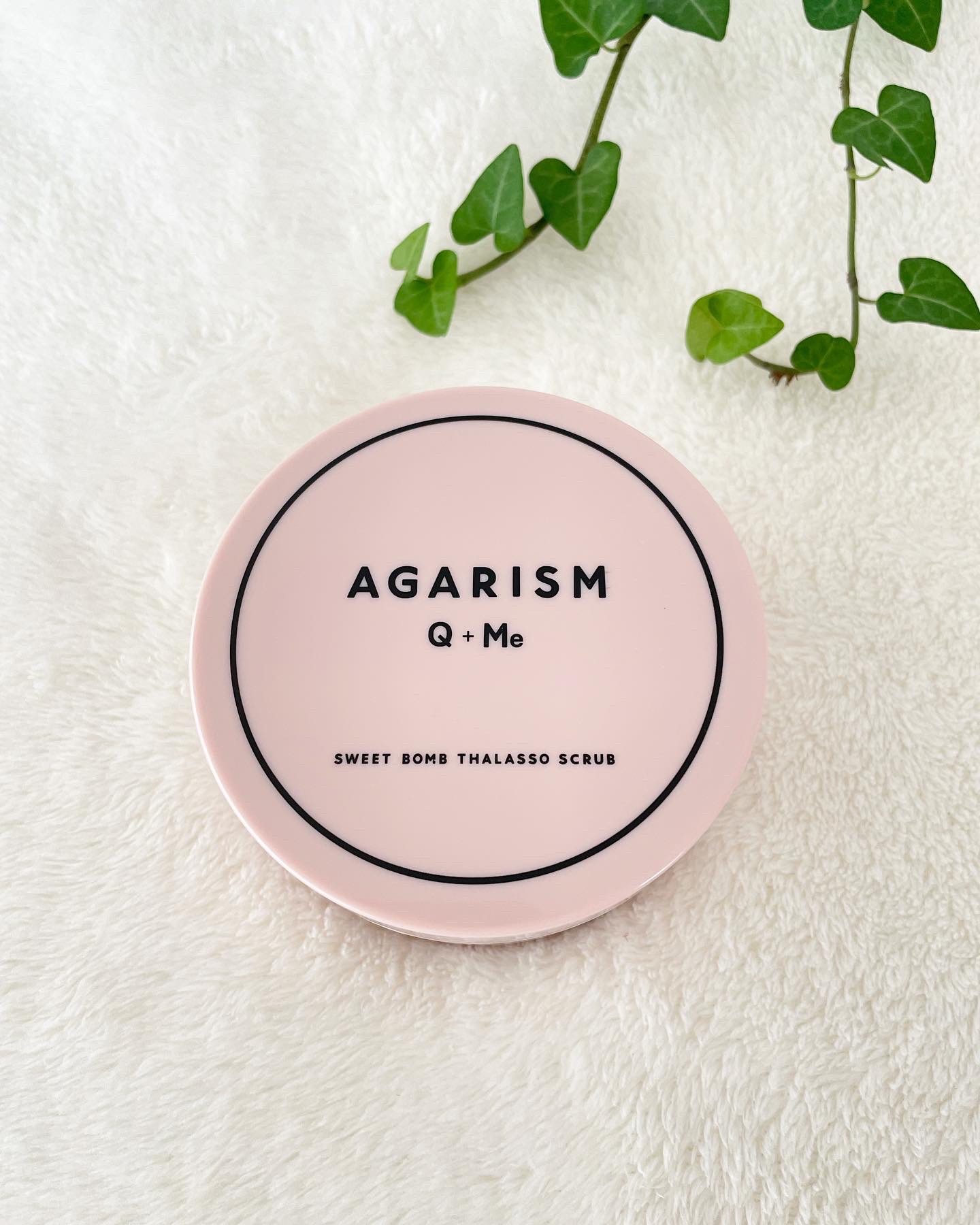 Q+Me スウィート ボム タラソ スクラブ/AGARISM/バスト・ヒップケアを使ったクチコミ（1枚目）