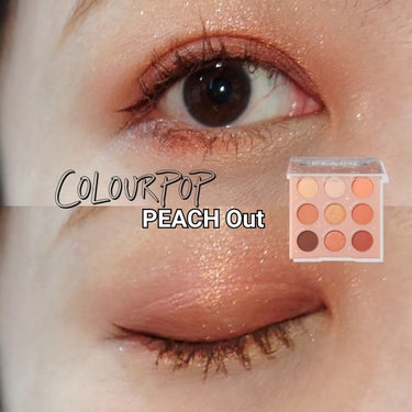 PEACH Out/ColourPop/アイシャドウパレットを使ったクチコミ（1枚目）