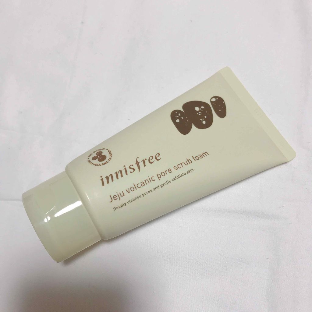 ヴォルカニックポア スクラブフォーム/innisfree/洗顔フォームを使ったクチコミ(2枚目)