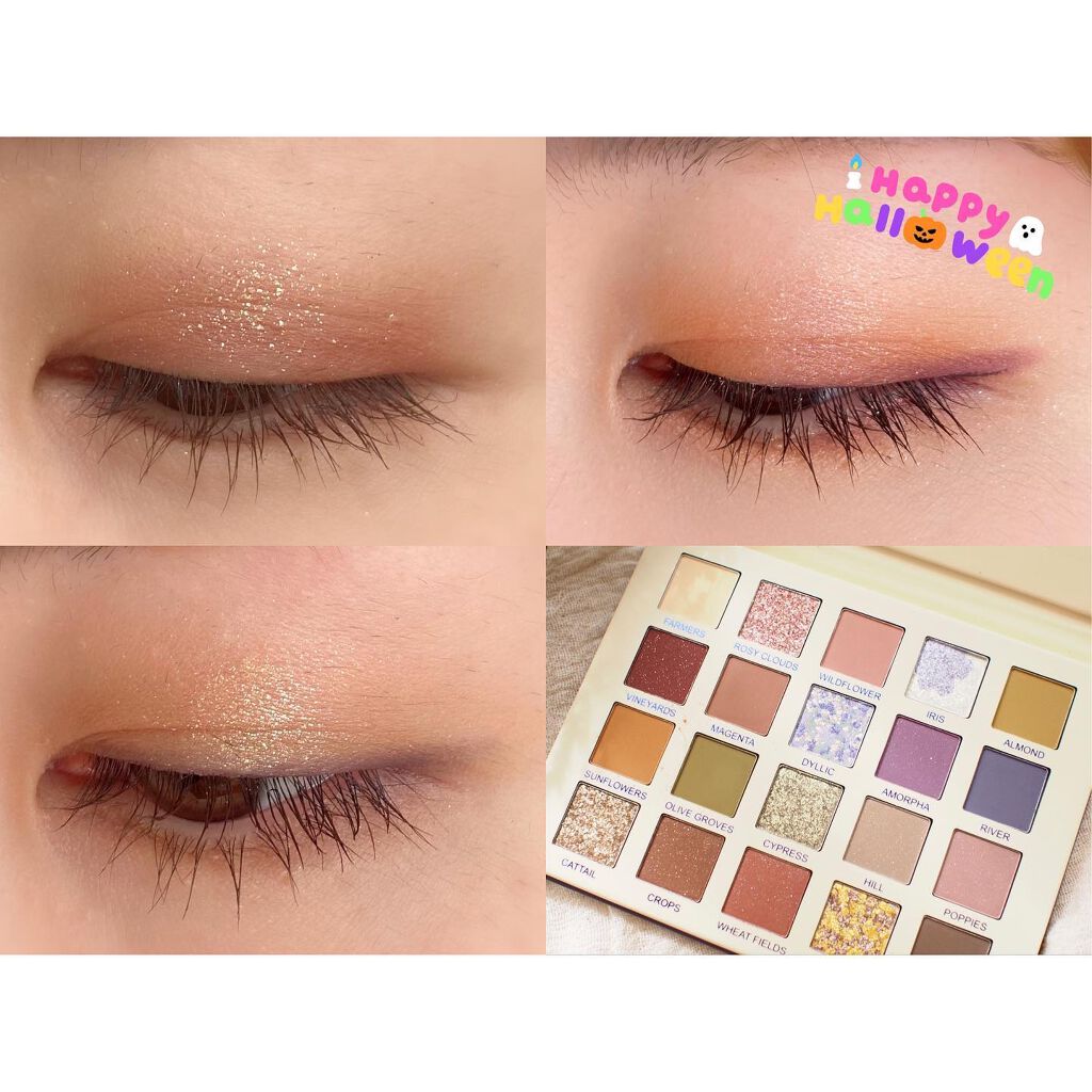 油絵紫穂麦畑20色アイシャドウ/JUDYDOLL/アイシャドウパレットを使ったクチコミ(4枚目)