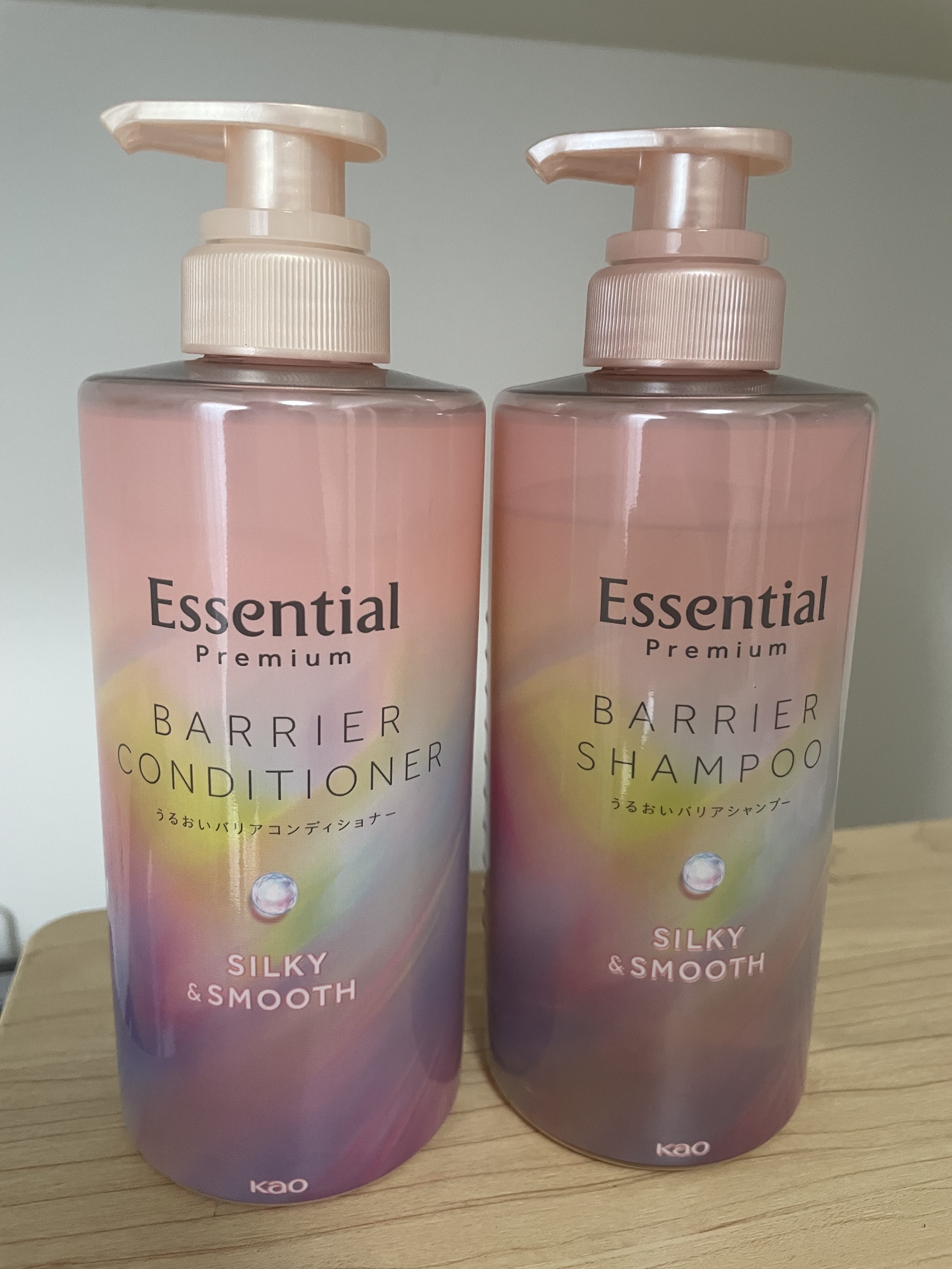 エッセンシャルプレミアム バリアシャンプー・コンディショナー シルキー＆スムース/エッセンシャル/市販シャンプーを使ったクチコミ（1枚目）