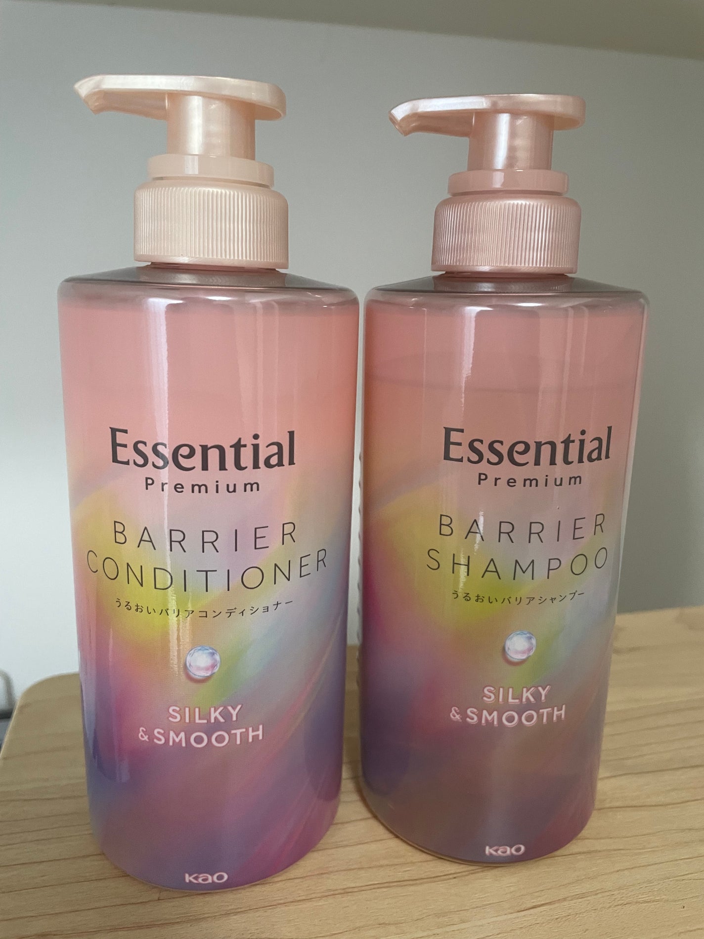 エッセンシャルプレミアム バリアシャンプー・コンディショナー シルキー&スムース/エッセンシャル/市販シャンプーを使ったクチコミ(1枚目)