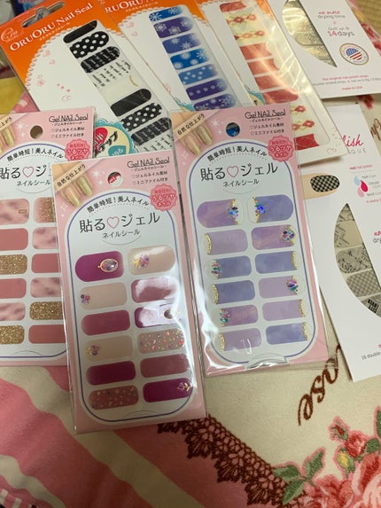 ネイルシール/セリア/ネイルシールを使ったクチコミ(2枚目)