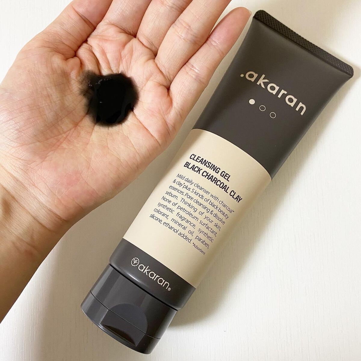 ブラックジェルクレンジング/.akaran/クレンジングジェルを使ったクチコミ(2枚目)