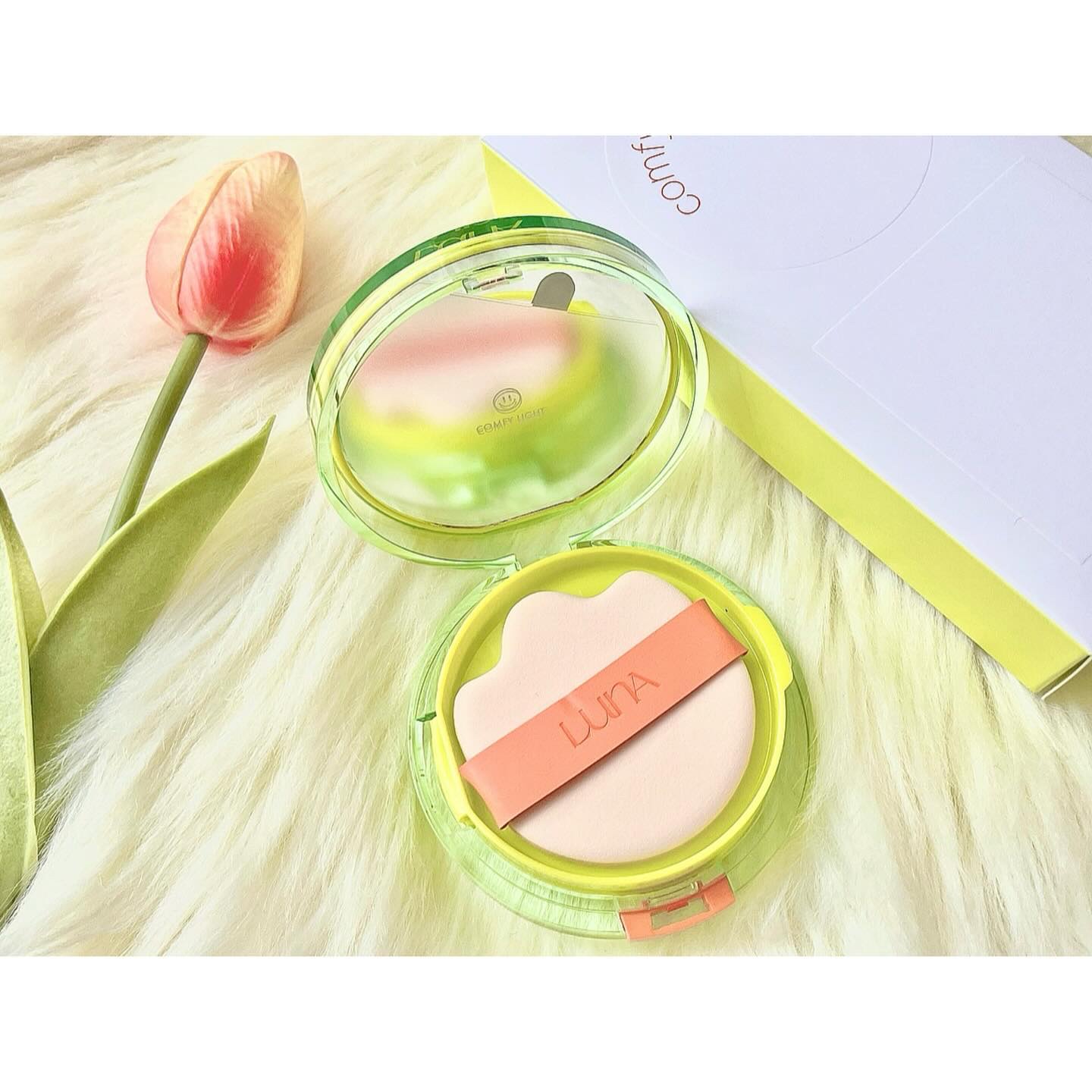 コンフィーライトクッション/LUNA/クッションファンデーションを使ったクチコミ（2枚目）