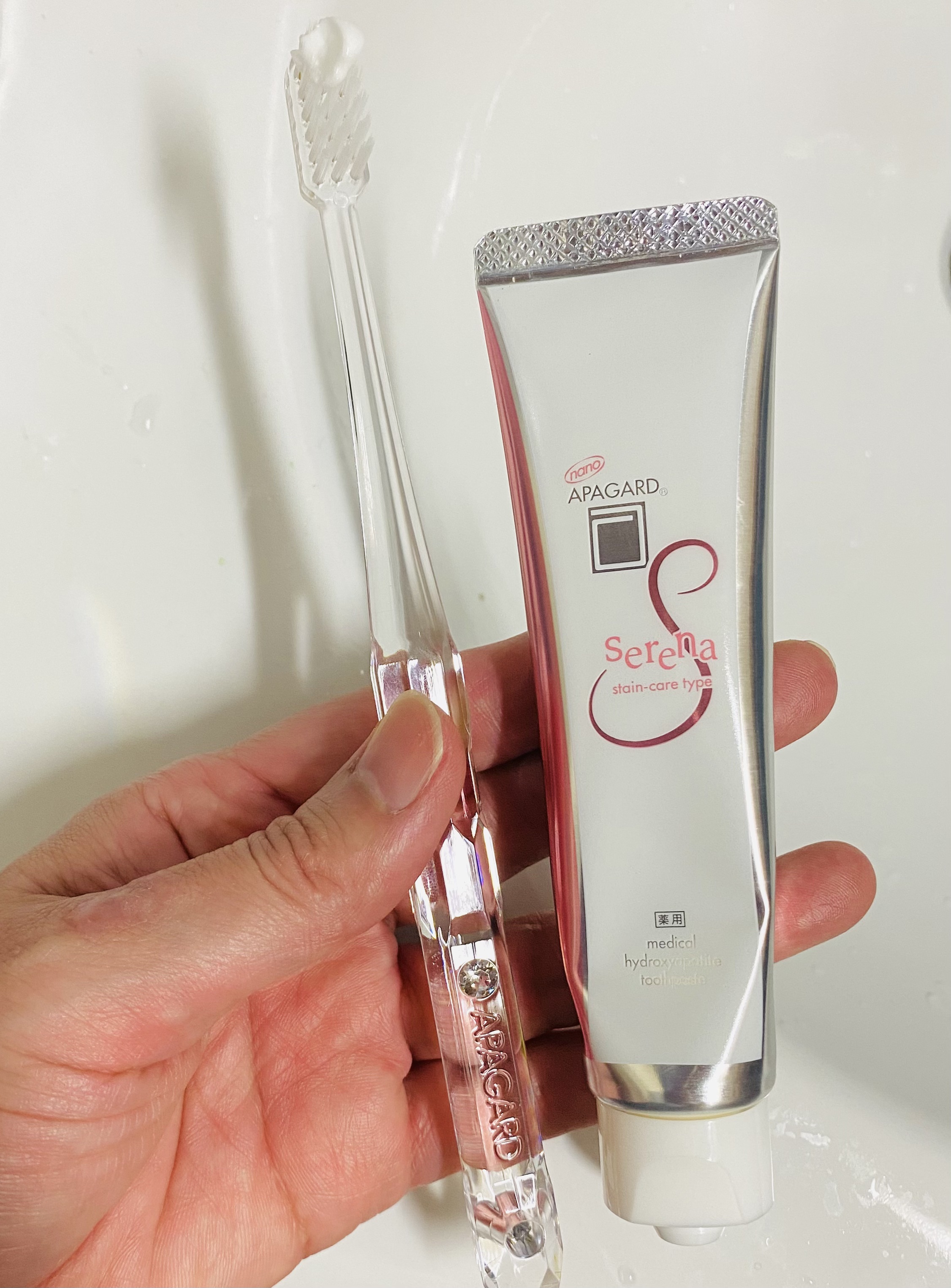 アパガードクリスタル歯ブラシ/アパガード/歯ブラシを使ったクチコミ（3枚目）