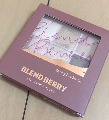 オーラクリエイション/BLEND BERRY/アイシャドウパレットを使ったクチコミ(1枚目)