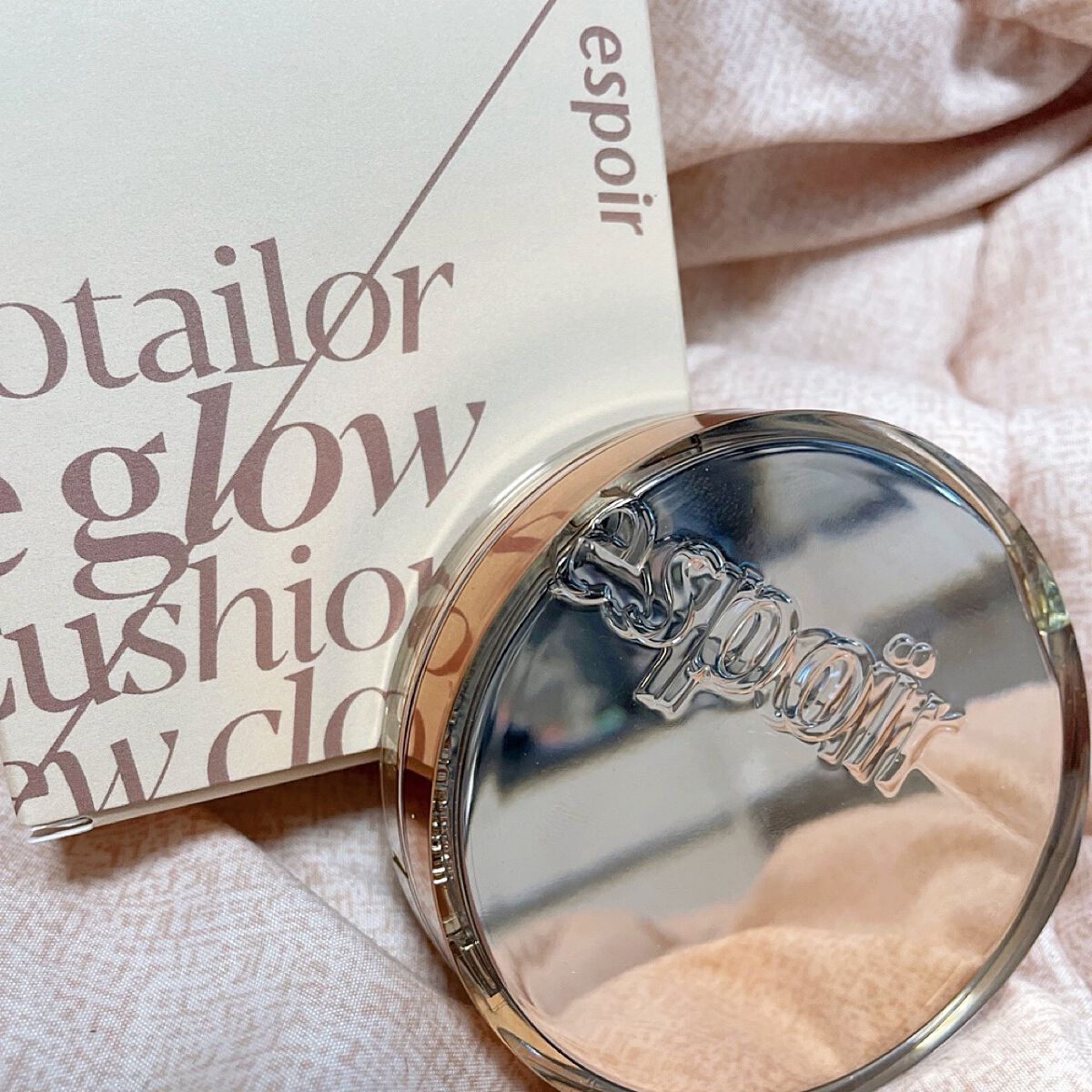 プロテーラービーグロウクッション ニュークラス/espoir/クッションファンデーションを使ったクチコミ（1枚目）