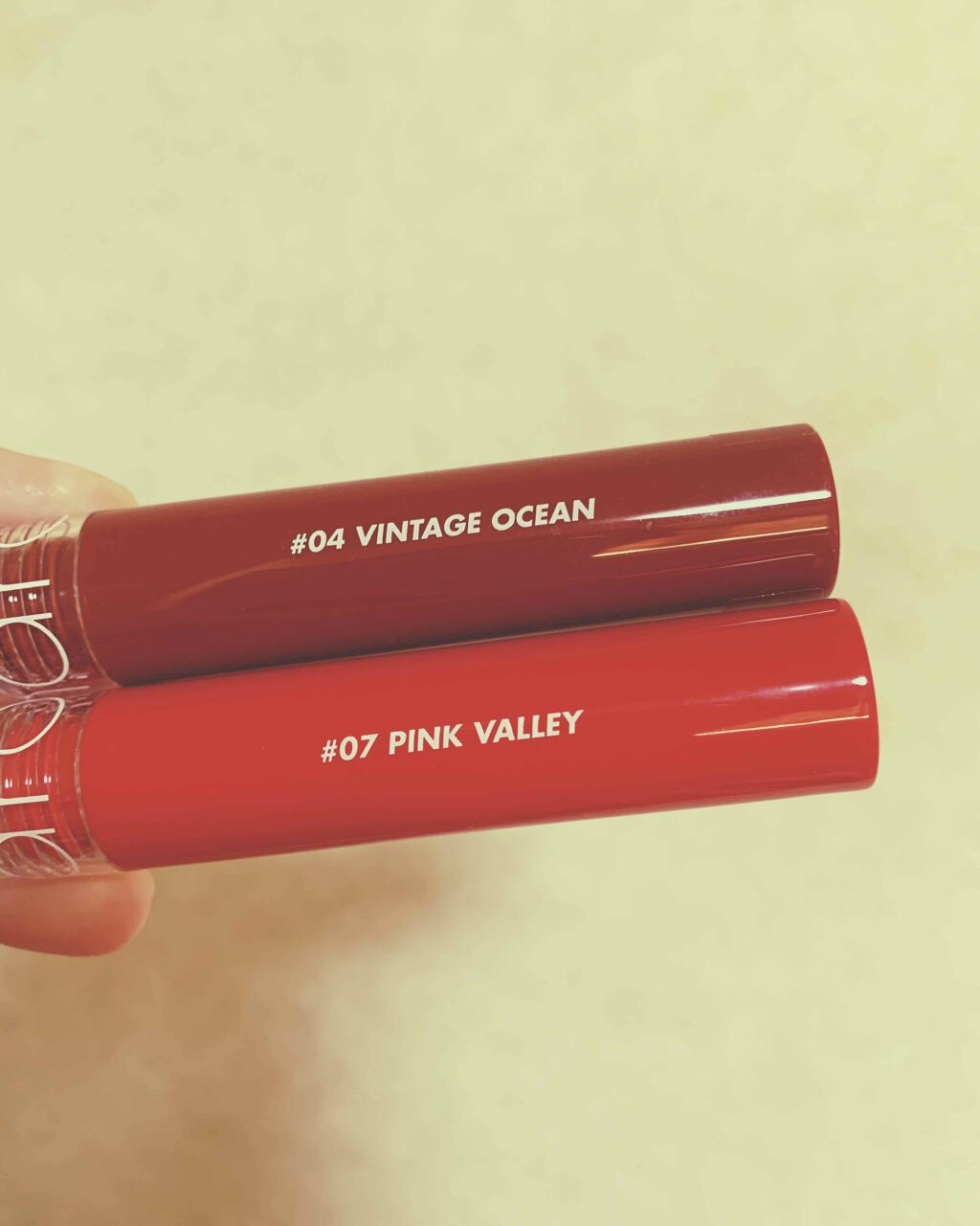 グラスティングウォーターティント/rom&nd/リップティントを使ったクチコミ(1枚目)