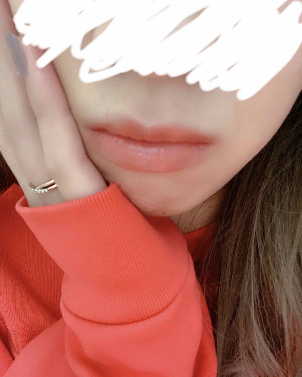 ラスティンググロスリップ/CEZANNE/口紅を使ったクチコミ（2枚目）