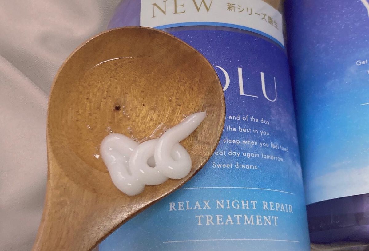 カームナイトリペアシャンプー／トリートメント/YOLU/市販シャンプーを使ったクチコミ（2枚目）