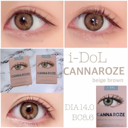 CANNA ROZE 1year/URIA i-DOL/カラーコンタクトレンズを使ったクチコミ(1枚目)
